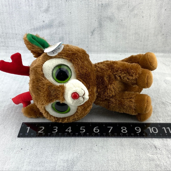 Ty Beanie Boos Comet the Reindeer 9 inch Beanbag Plush 2011 Christmas Teddybear - Picture 12 of 12